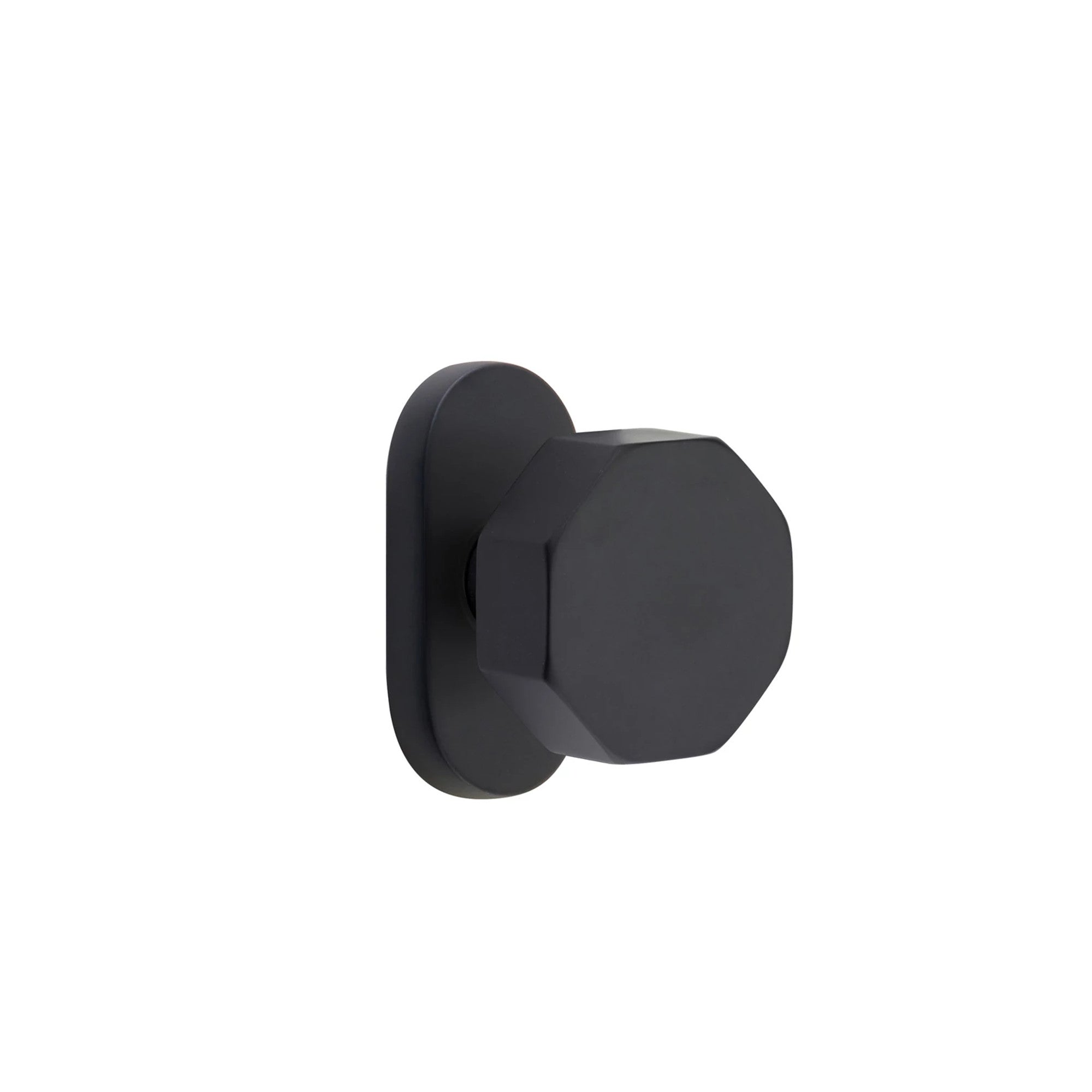 Negro Mate · 1-1/2" x3" Oval Rosette