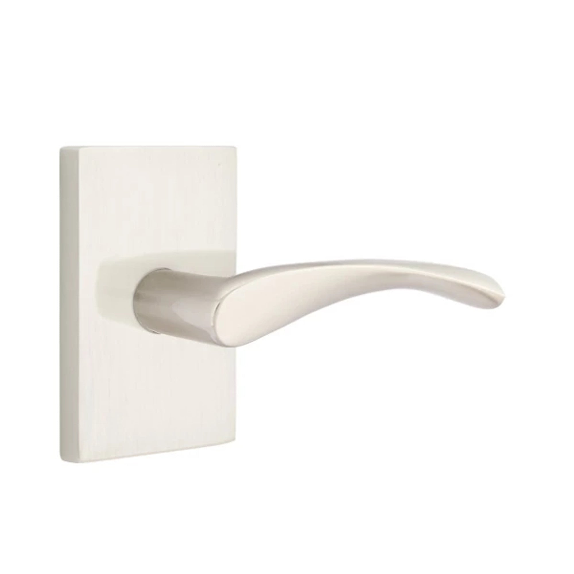 Níquel Satinado · Modern Rectangular Rosette