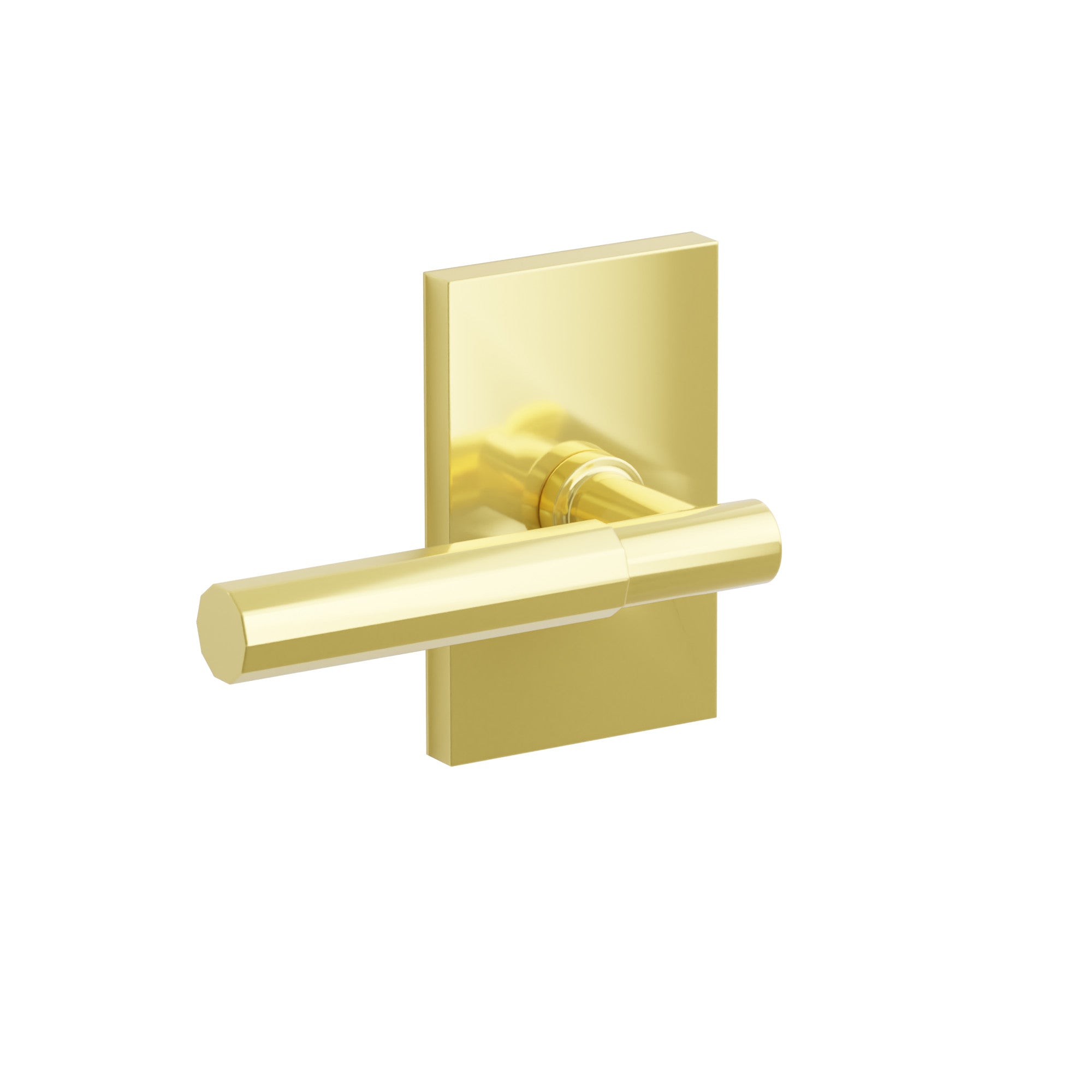 Latón sin Laca · Modern Rectangular Rosette