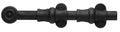 Baldwin Pasador ornamental de puerta de 8 pulgadas