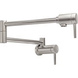 Delta Contemporáneo Llave para llenar ollas tradicional - Montaje en pared