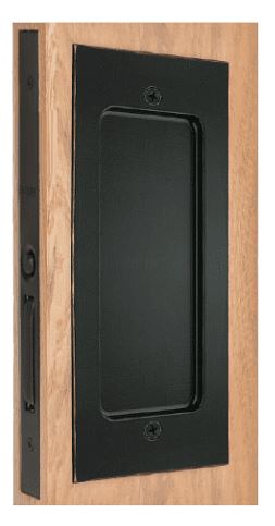 Emtek Cerradura de embutir para puerta de bolsillo falsa