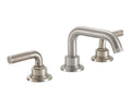 California Faucets Descanso Grifo para lavabo extendido de 8" - Mango estriado