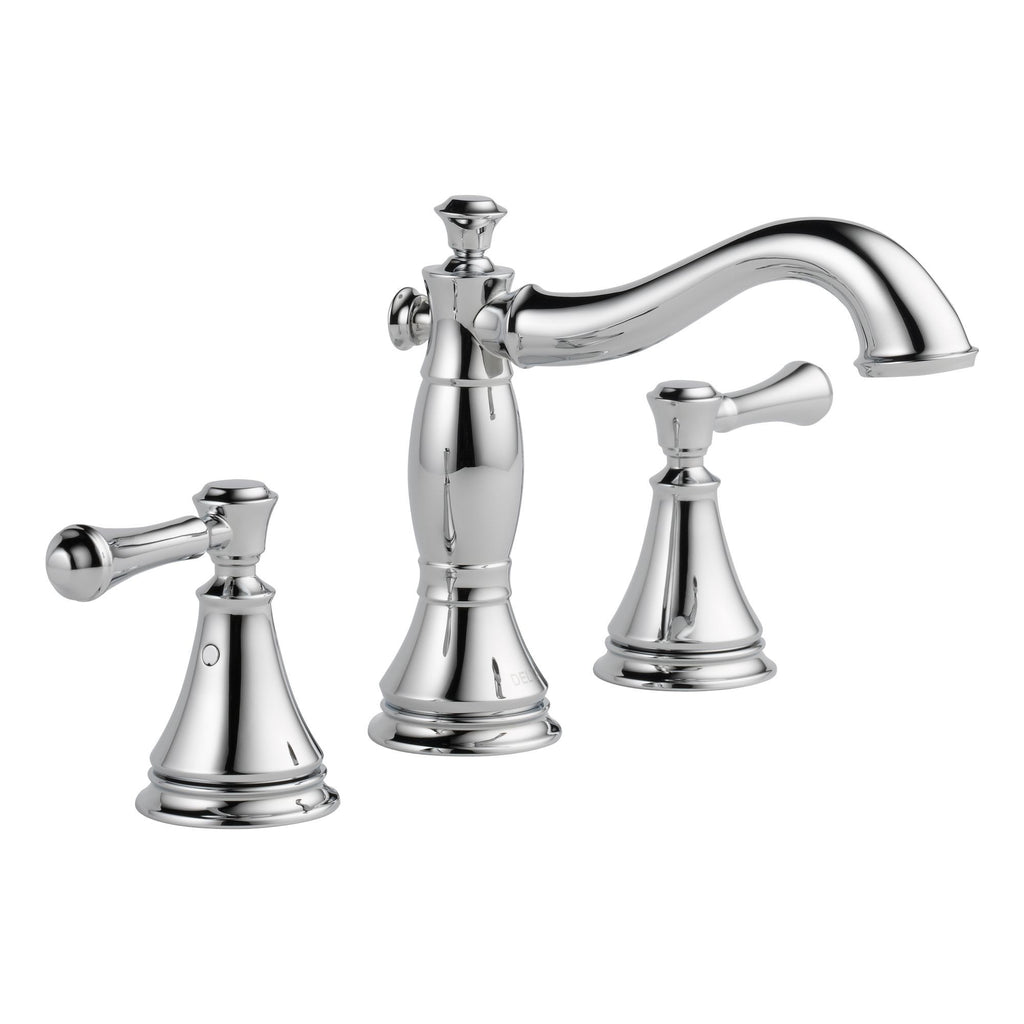 Delta Cassidy™ Llave de extensión de dos manijas para lavamanos con conjunto emergente de metal