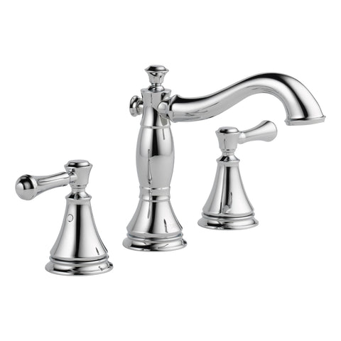 Delta Cassidy™ Llave de extensión de dos manijas para lavamanos con conjunto emergente de metal