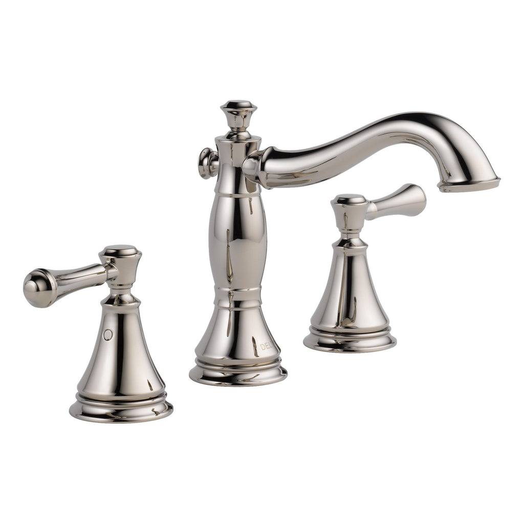 Delta Cassidy™ Llave de extensión de dos manijas para lavamanos con conjunto emergente de metal