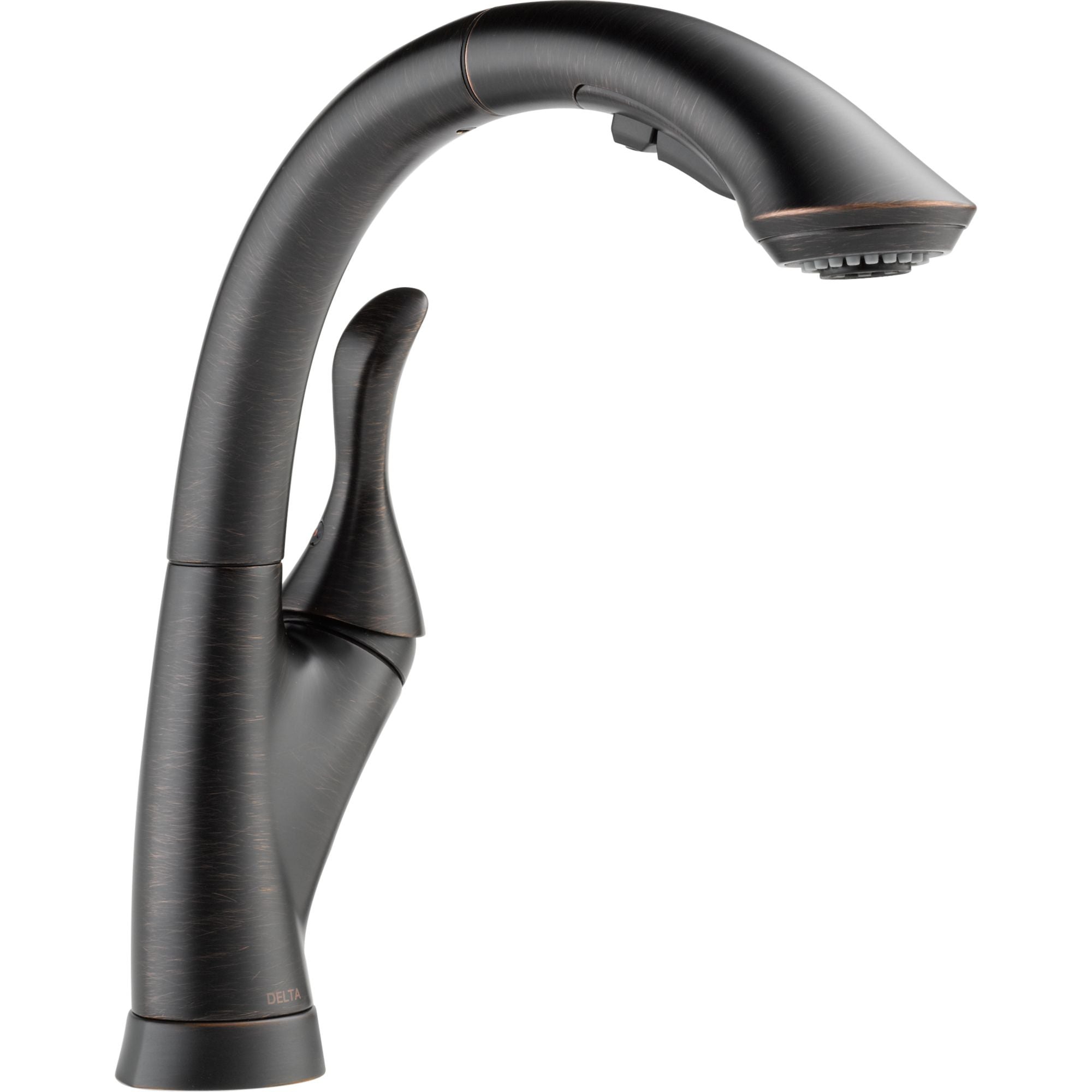 Delta Linden™ Llave extensible de una manija para cocina que usa el agua con eficiencia