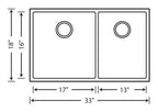 BLANCO PRECIS™ 1-3/4 Bowl