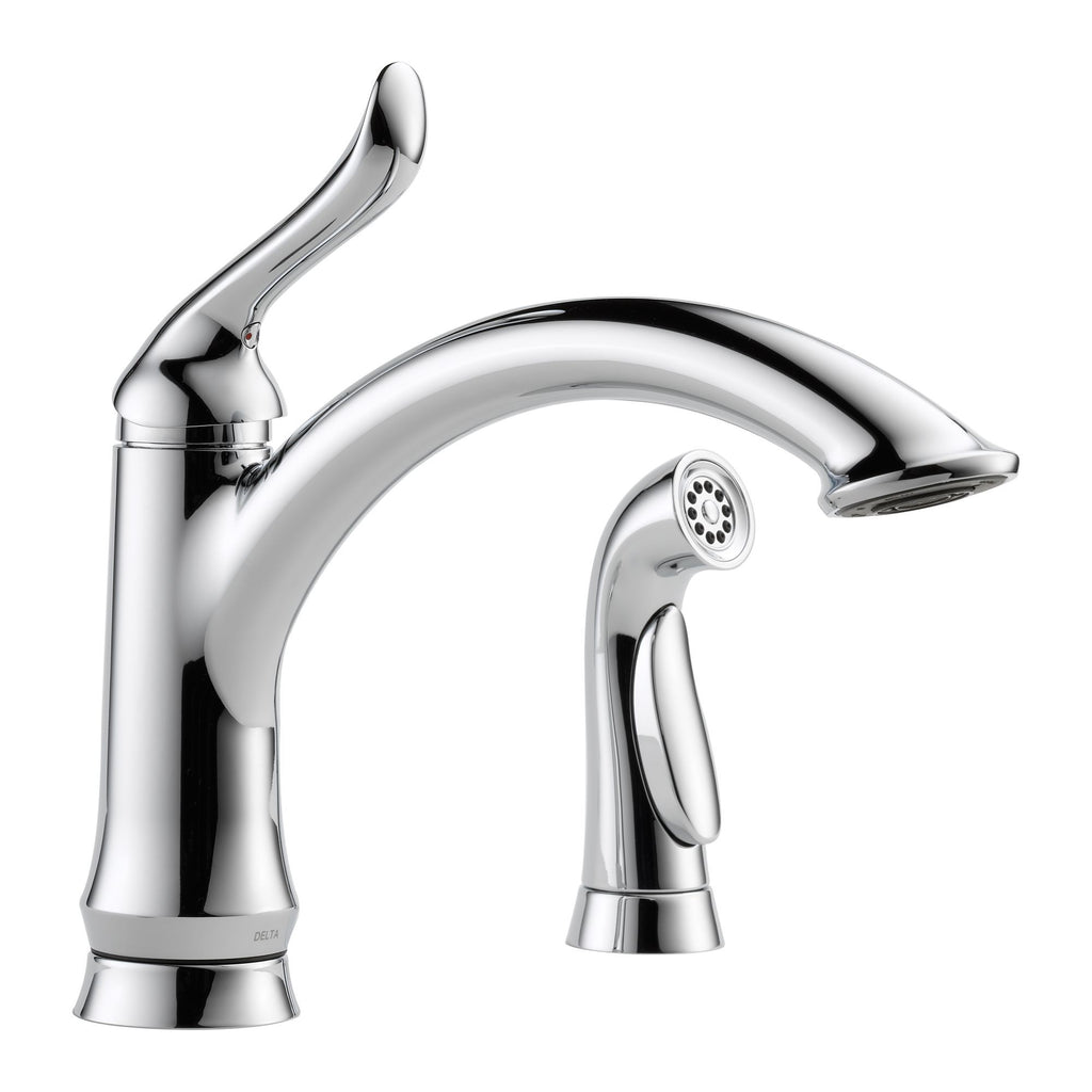 Delta Linden™ Llave para cocina de una manija con rociador