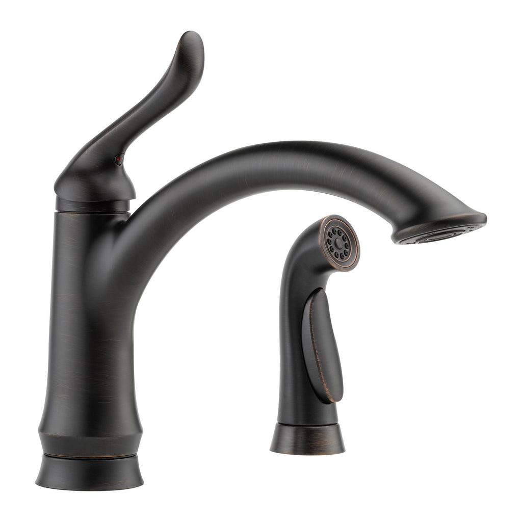 Delta Linden™ Llave para cocina de una manija con rociador