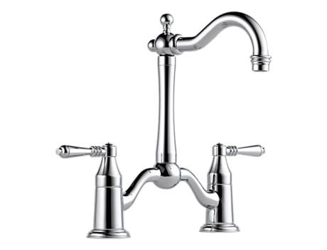 TRESA TWO HANDLE BRIDGE BAR/PREP FAUCET CHROME