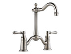 TRESA TWO HANDLE BRIDGE BAR/PREP FAUCET STAINLESS