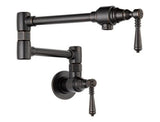POTFILLERS TRADITIONAL POT FILLER - WALL MOUNT VENETIAN BRONZE