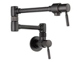 POTFILLERS EURO POT FILLER - WALL MOUNT VENETIAN BRONZE