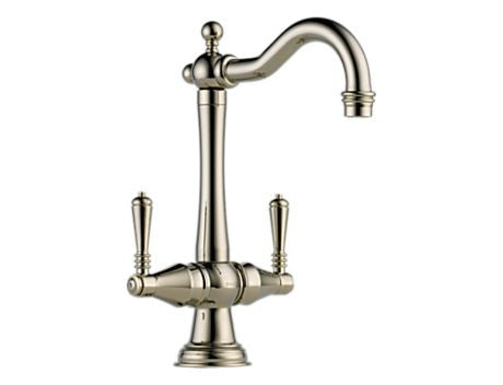 TRESA TWO HANDLE BAR/PREP FAUCET BRILLIANCE POLISHED NICKEL