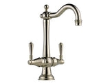TRESA TWO HANDLE BAR/PREP FAUCET BRILLIANCE POLISHED NICKEL