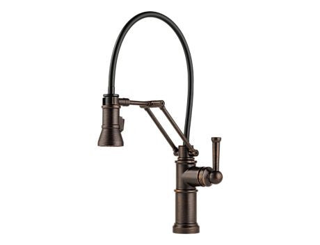 ARTESSO SINGLE HANDLE ARTICULATING ARM VENETIAN BRONZE