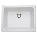 Allia Fireclay Single Bowl Undermount Kitchen Or Laundry Sink