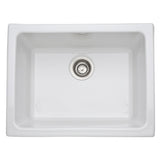 Allia Fireclay Single Bowl Undermount Kitchen Or Laundry Sink