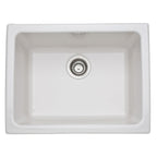 Allia Fireclay Single Bowl Undermount Kitchen Or Laundry Sink