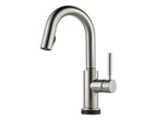 SOLNA SINGLE HANDLE SINGLE HOLE PULL-DOWN BAR/PREP WITH SMARTTOUCH® TECHNOLOGY STAINLESS