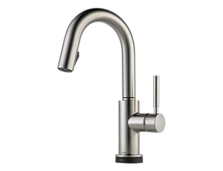 SOLNA SINGLE HANDLE SINGLE HOLE PULL-DOWN BAR/PREP WITH SMARTTOUCH® TECHNOLOGY STAINLESS