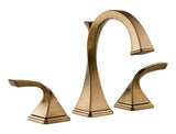 BRIZO VIRAGE TWO HANDLE WIDESPREAD LAVATORY FAUCET BRILLIANCE BRUSHED BRONZE
