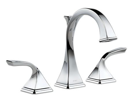 BRIZO VIRAGE TWO HANDLE WIDESPREAD LAVATORY FAUCET CHROME
