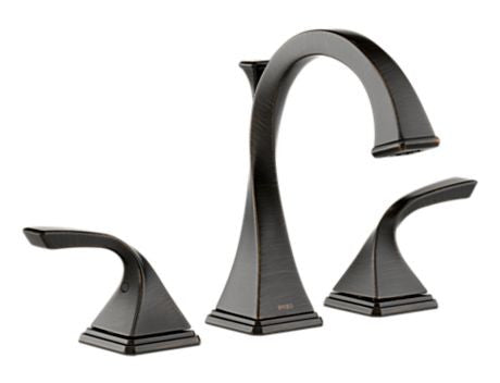 BRIZO VIRAGE TWO HANDLE WIDESPREAD LAVATORY FAUCET VENETIAN BRONZE