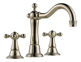 BRIZO TRESA TWO HANDLE WIDESPREAD LAVATORY FAUCET BRILLIANCE POLISHED NICKEL