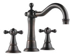 BRIZO TRESA TWO HANDLE WIDESPREAD LAVATORY FAUCET VENETIAN BRONZE
