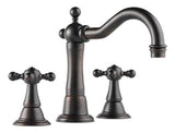 BRIZO TRESA TWO HANDLE WIDESPREAD LAVATORY FAUCET VENETIAN BRONZE