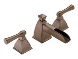 BRIZO VESI CHANNEL TWO HANDLE WIDESPREAD LAVATORY FAUCET BRILLIANCE BRUSHED BRONZE