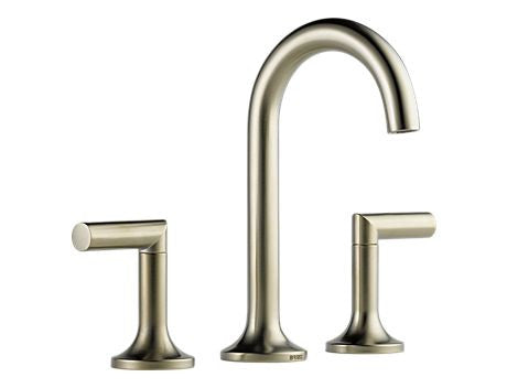 BRIZO JASON WU TWO HANDLE WIDESPREAD LAVATORY FAUCET BRILLIANCE BRUSHED NICKEL