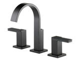 BRIZO SIDERNA WIDESPREAD LAVATORY MATTE BLACK