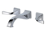 BRIZO VIRAGE TWO HANDLE WALL-MOUNT LAVATORY FAUCET CHROME