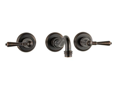 BRIZO TRESA TWO HANDLE WALL-MOUNT FAUCET VENETIAN BRONZE