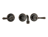 BRIZO TRESA TWO HANDLE WALL-MOUNT FAUCET VENETIAN BRONZE