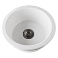 Allia Fireclay Round Single Bowl Bar/Food Prep Sink