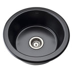 Allia Fireclay Round Single Bowl Bar/Food Prep Sink