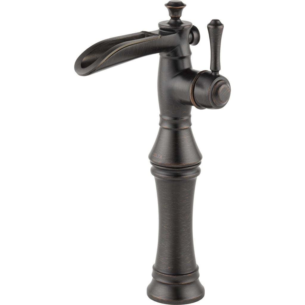Delta Cassidy™ Llave Cassidy de un orificio y una manija con tubo de salida de canaleta y elevador