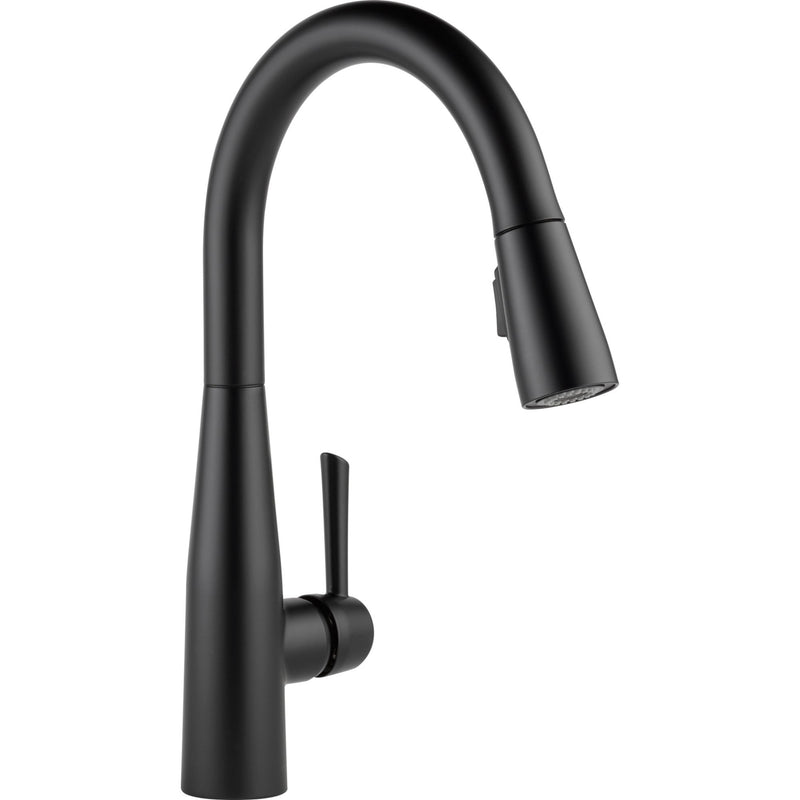 Delta Essa™ Llave de una manija con tubo de salida deslizable para cocina