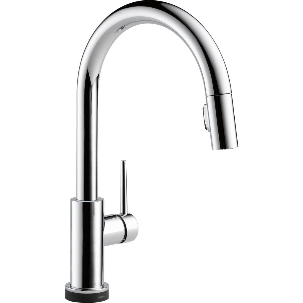 Delta Trinsic® Llave deslizable de una manija para cocina con tecnología Touch2O®
