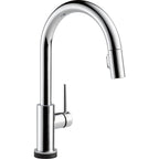 Delta Trinsic® Llave deslizable de una manija para cocina con tecnología Touch2O®