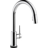 Delta Trinsic® Llave deslizable de una manija para cocina con tecnología Touch2O®