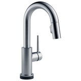 Delta Trinsic® Llave deslizable de una manija para bar o preparación de comida con tecnología Touch2O®