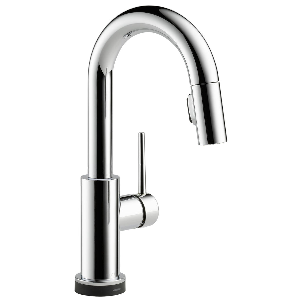 Delta Trinsic® Llave deslizable de una manija para bar o preparación de comida con tecnología Touch2O®