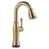 Delta Cassidy™ Llave deslizable de una manija para bar/encimera con tecnología Touch2O®