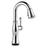 Delta Cassidy™ Llave deslizable de una manija para bar/encimera con tecnología Touch2O®