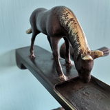 Dark Bronze Waterfall Horse Faucet